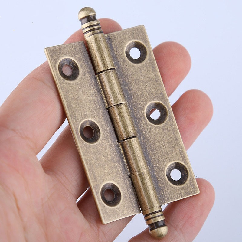 Furniture Hardware Antique - 4 szt. Zawiasy do drzwi z
