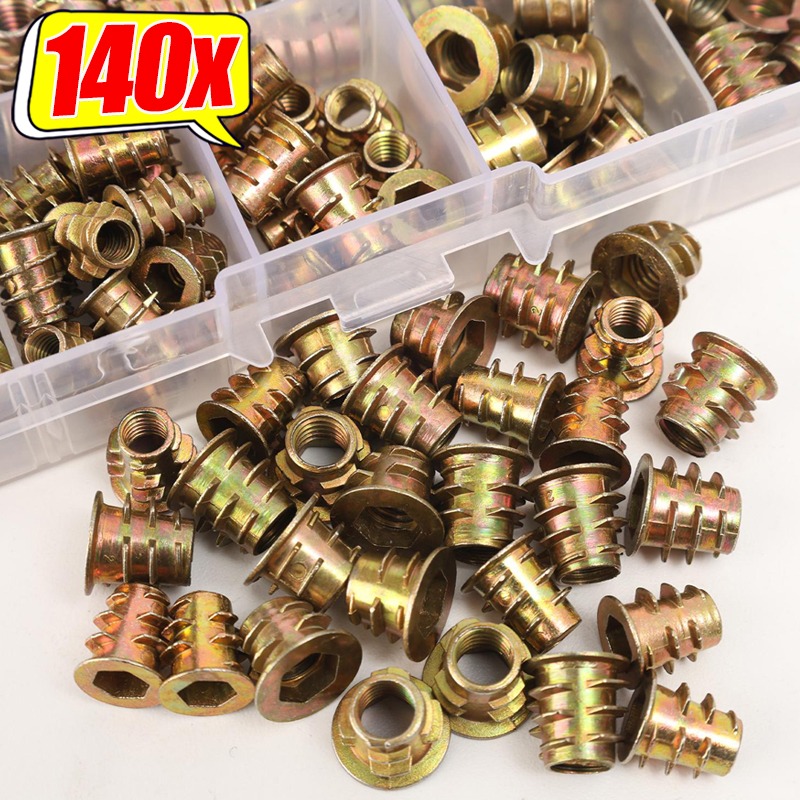 Furniture Hardware Threaded Inserts - Wkładki gwintowane ze stali węglowej, nakrętki