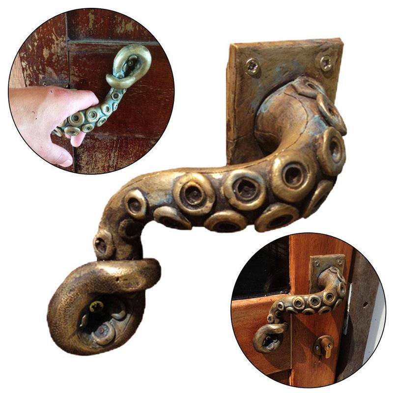Furniture Hardware Tools - Vintage ośmiornica klamka drzwi w zwierzęcym