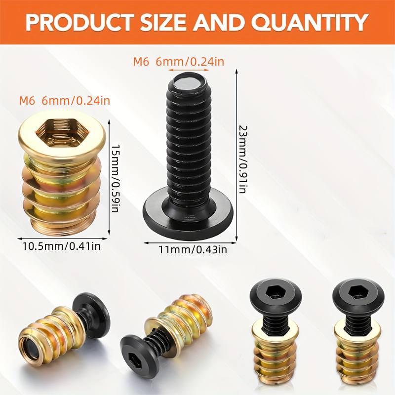 Furniture Hardware Threaded Inserts - Zestaw narzędzi do gwintów wciskanych do