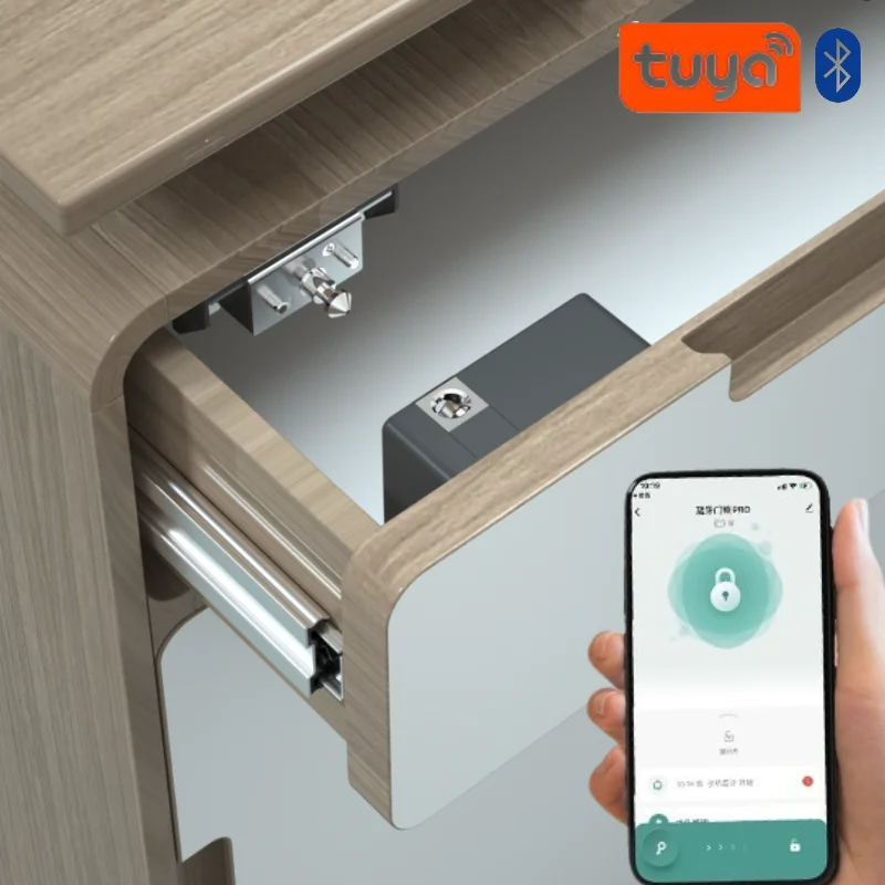 Furniture Hardware Tools - Inteligentny zamek do szafek Tuya, bezkluczykowy,