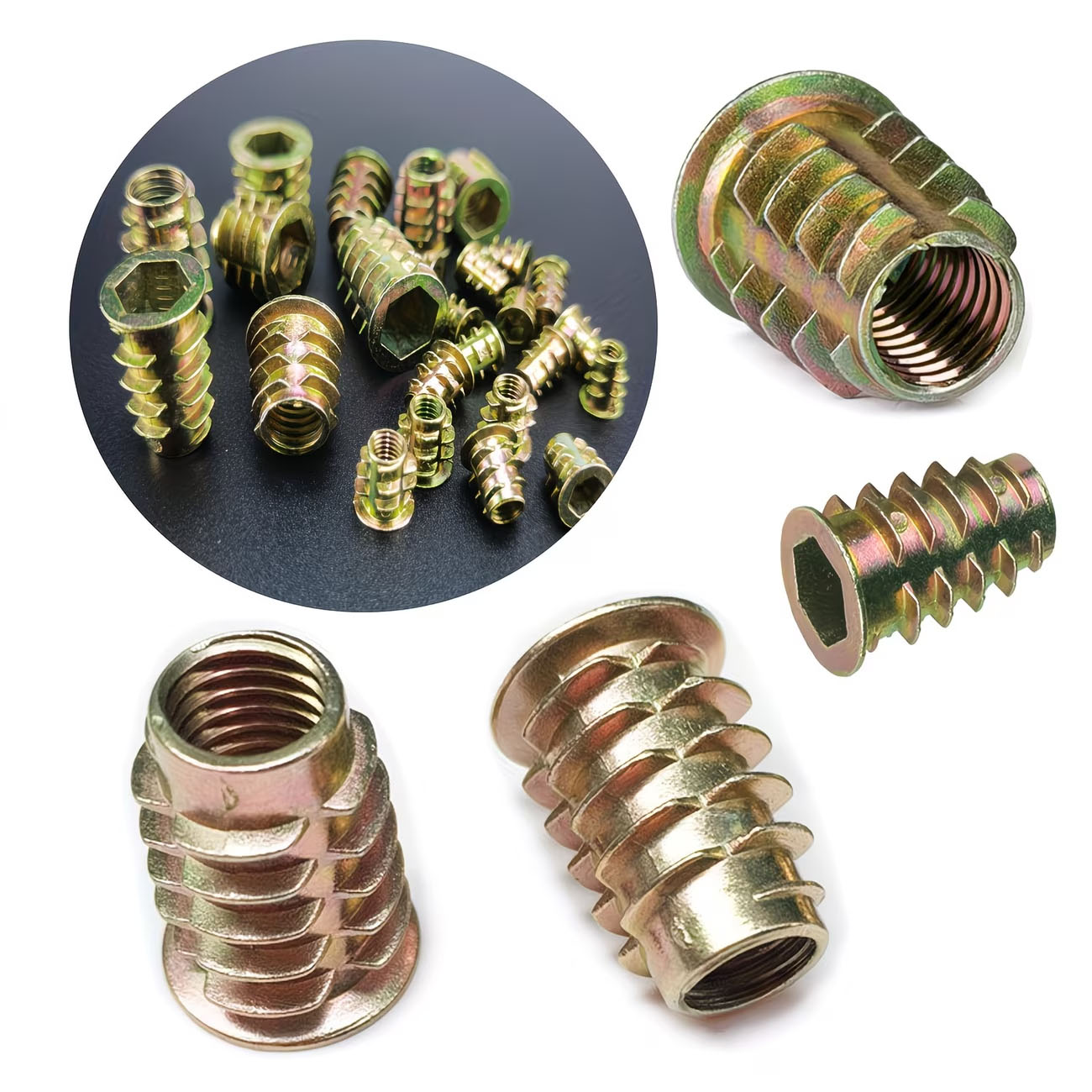 Zestaw nakrętek wpuszczanych M – Furniture Hardware Threaded Inserts recenzja i cena