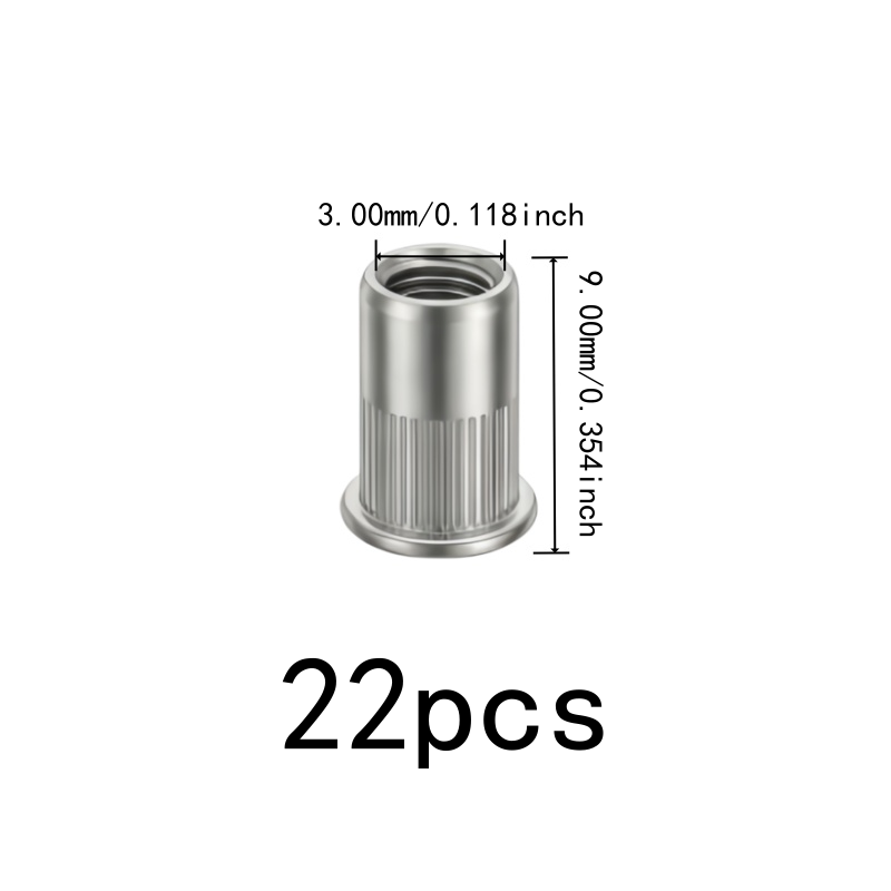 22 szt. nakrętek z wkładką gwi – Furniture Hardware Threaded Inserts recenzja i cena