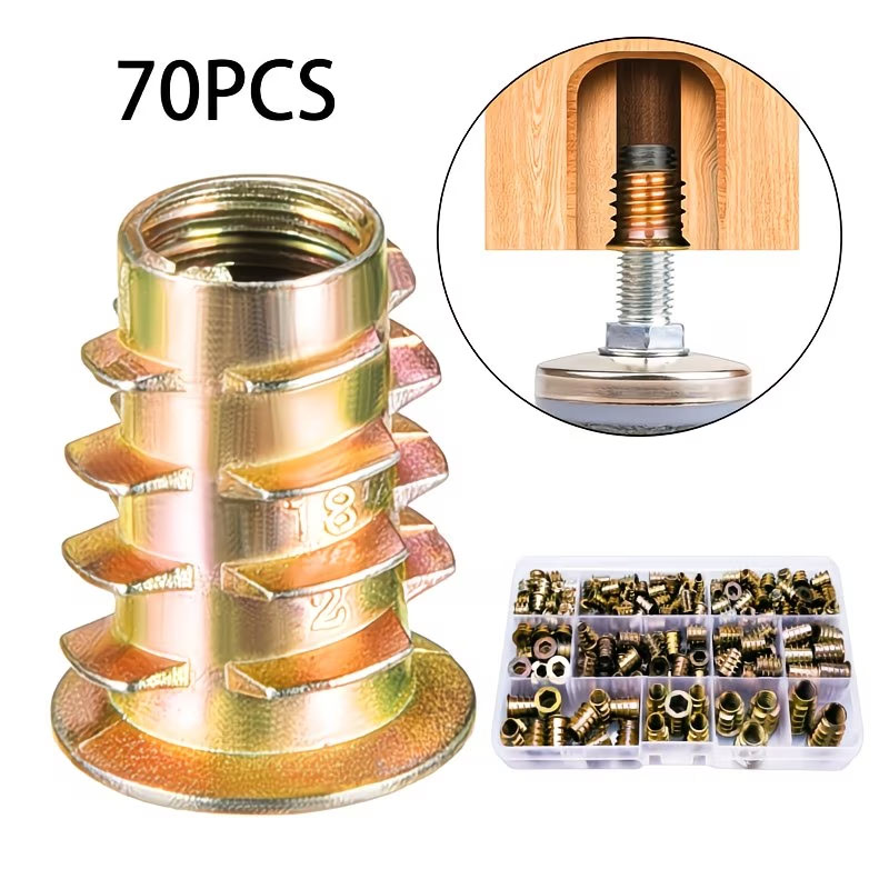 Zestaw nakrętek wpuszczanych M – Furniture Hardware Threaded Inserts recenzja i cena