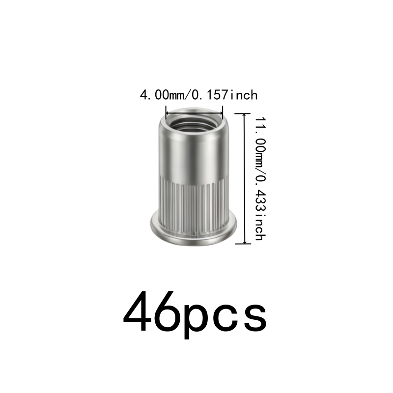 46 szt. nakrętek wkładkowych z – Furniture Hardware Threaded Inserts recenzja i cena