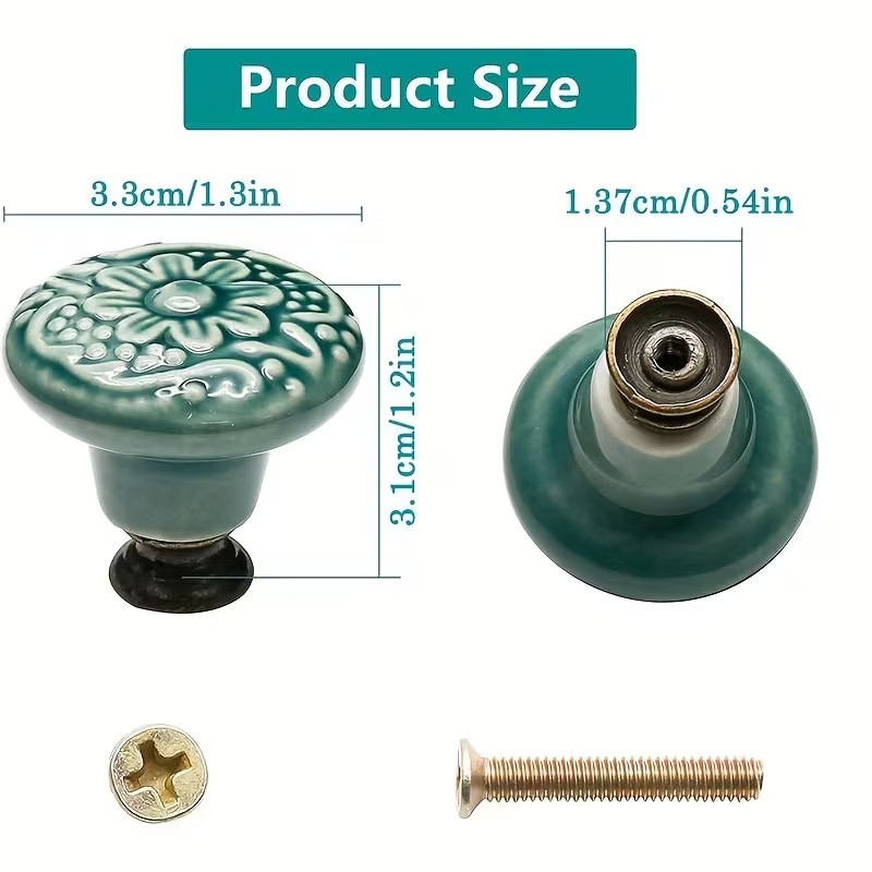 12 szt. ceramicznych gałek do  – Furniture Hardware Tools recenzja i cena
