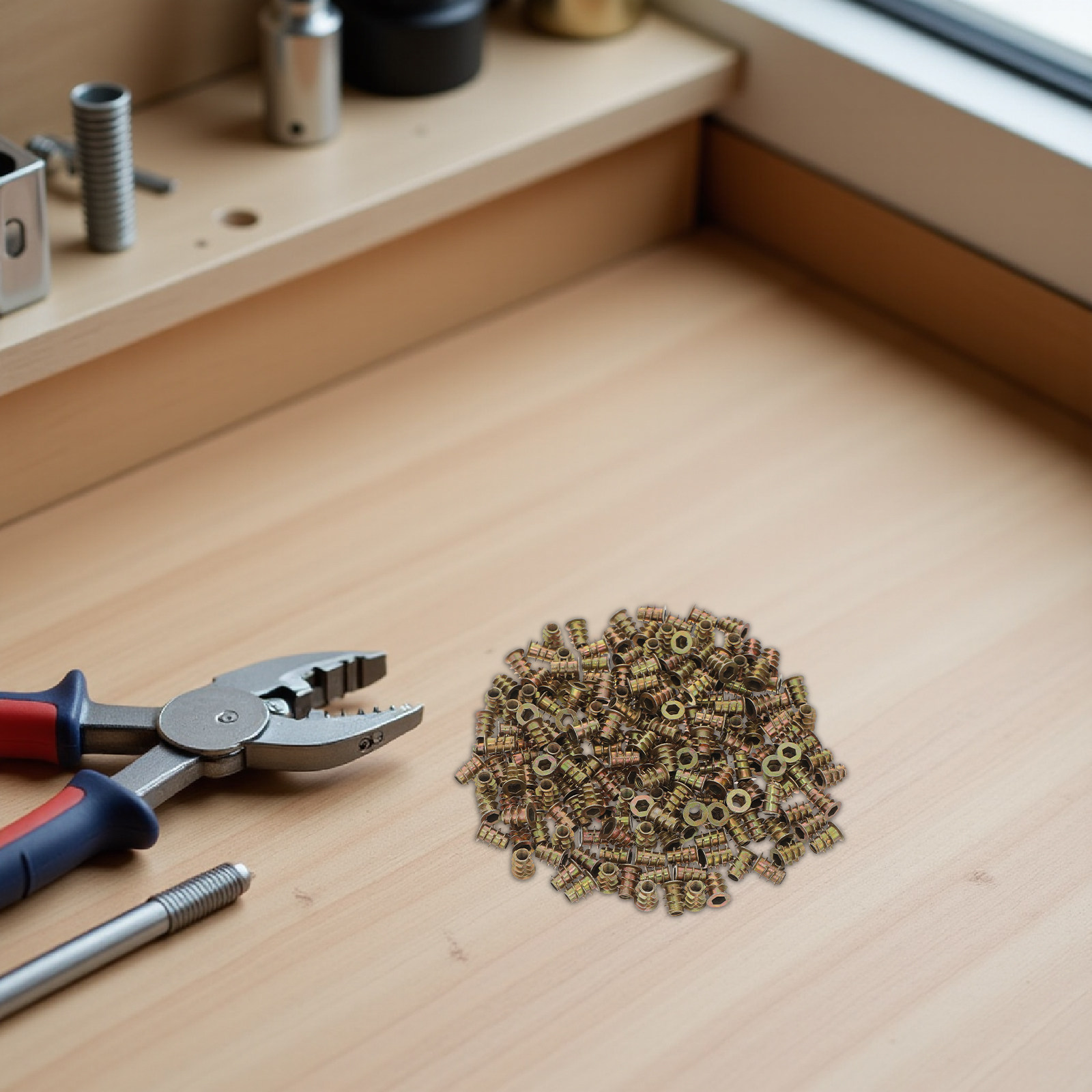 200 szt. Kołnierzowe wkładki g – Furniture Hardware Threaded Inserts recenzja i cena