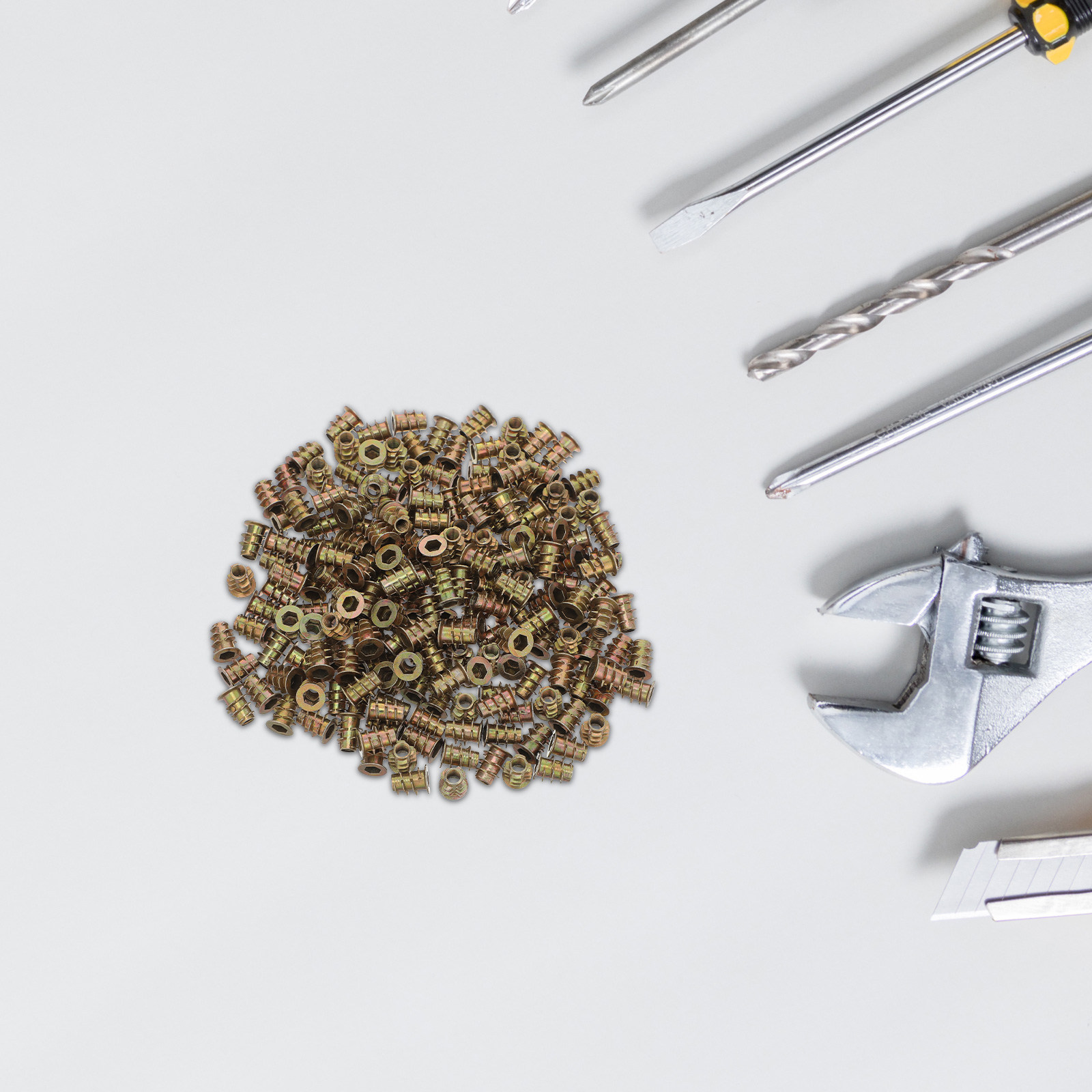 200 szt. Kołnierzowe wkładki g – Furniture Hardware Threaded Inserts recenzja i cena