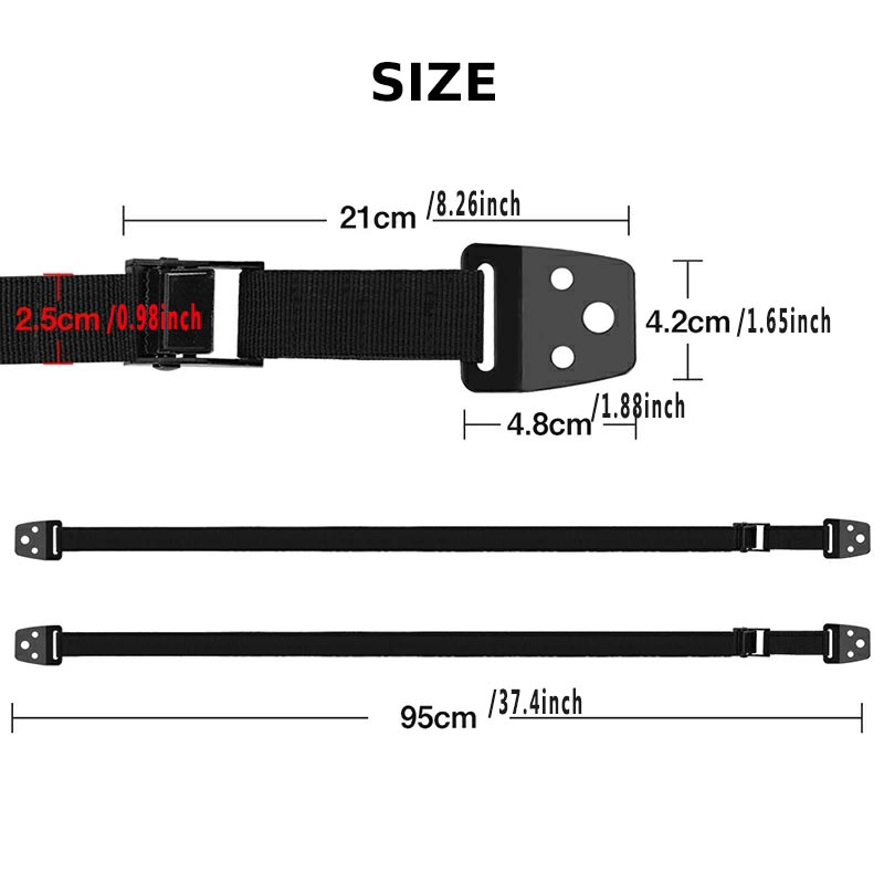 2 szt. Regulowane paski zabezp – Furniture Hardware Tools recenzja i cena