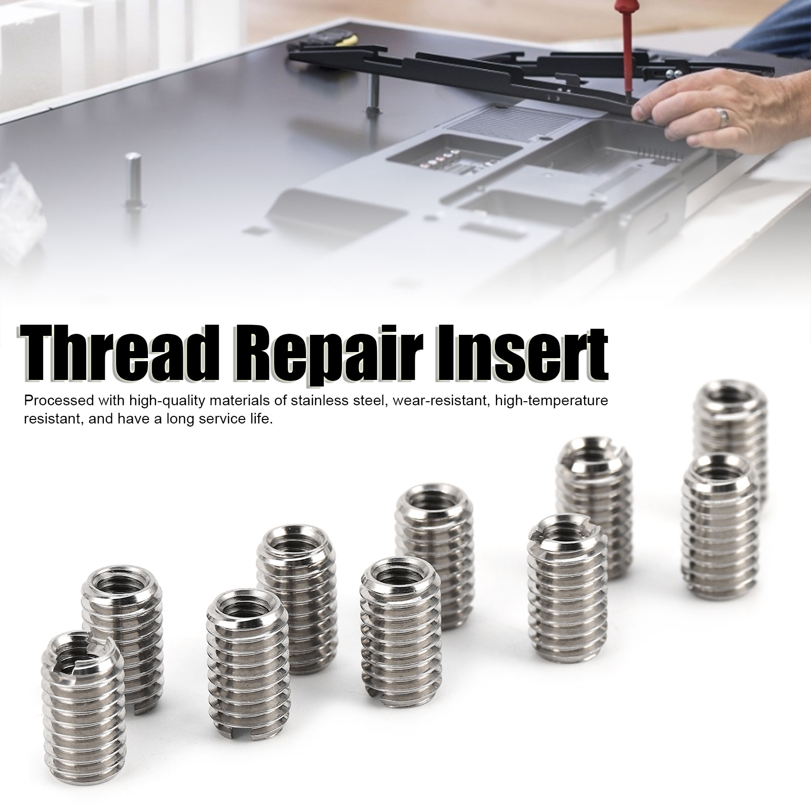 10 szt. Redukcji gwintowych M6 – Furniture Hardware Threaded Inserts recenzja i cena