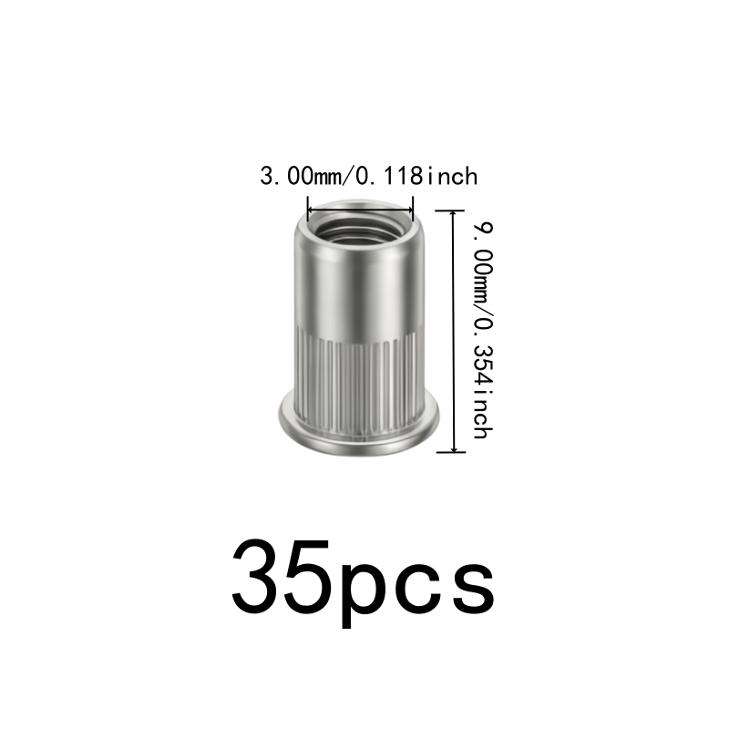 35 szt. nakrętek z wkładką gwi – Furniture Hardware Threaded Inserts recenzja i cena